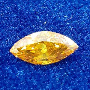 Gold Color Marquise Cut Natural Diamond